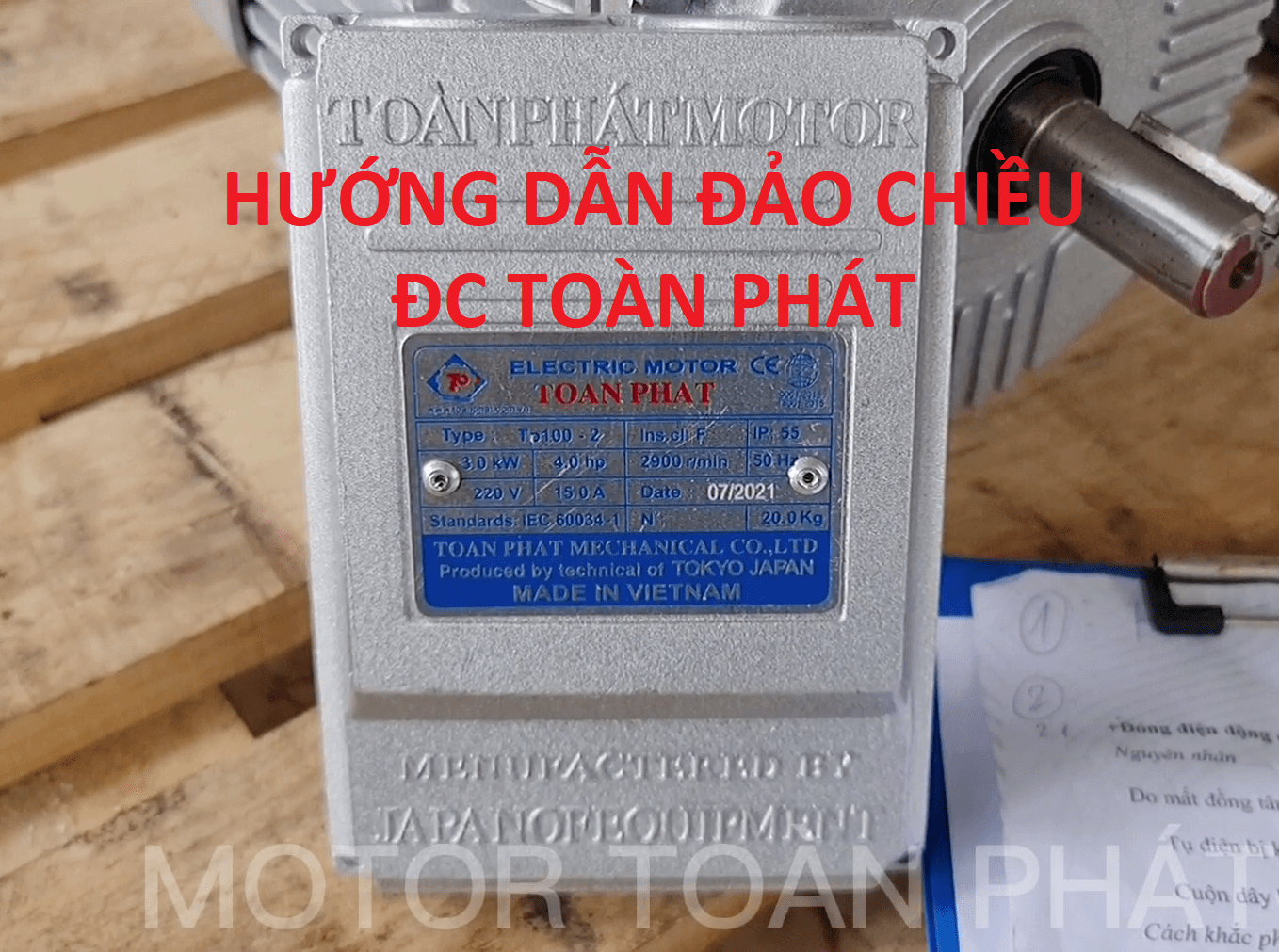 Cách đảo chiều động cơ điện Toàn Phát