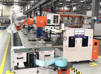 Automatic winding line